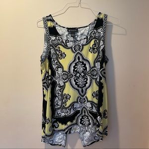 INC womens sleeveless blouse